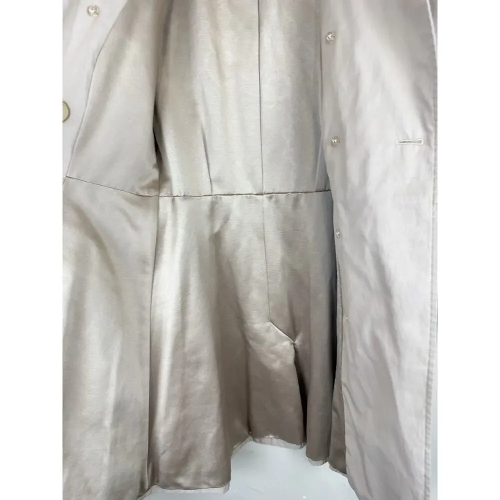 Lauren Ralph Lauren Trench Coat Women’s Size XXS Tan Double Breasted minimalist
